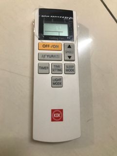 Brand new KDK Ceiling Fan Remote Control KDK U60FW KDK K15UW K12UX KDK U6OFW KDK U48FP