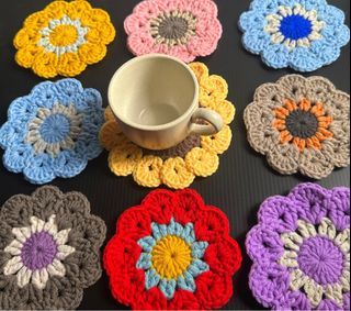 Handmade Crochet Coasters