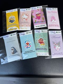 Assorted ezlink charm for sale - brand new melody crayon shin chan hello kitty melody kuromi doraemon mofusand minion