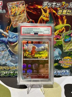 PSA 10 Charmander Master Ball Reverse Holo Pokemon SV2a JP