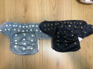 Reusable Cloth Diapers - Rainbow & Stars Designs