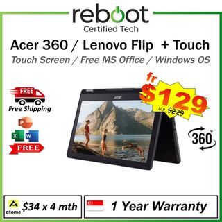 Acer 360 Flip Laptop -  Acer 360° Flip Laptop – Fully Rotatable Design – Smooth & Responsive Touchscreen – 100% Excellent Condition -Powerhouse - Lightning-fast