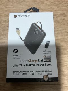 Mazer PowerCharge Link 10000mAh Power Bank