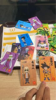 dragonball collectible cards full set from mcdonald malaysia