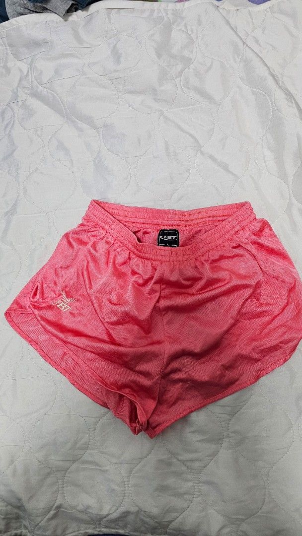 FBT Running Shorts - Various Colors (Category: Shorts) located in Singapore. Submitted by sellarubro (Listing ID 1396615303, Image 4). Description: - $10 for each pair - All non drifit (silky) and small sized with intact drawstring unless otherwise stated - ACJC, Black and navy curved cut sold - PM for more details.
