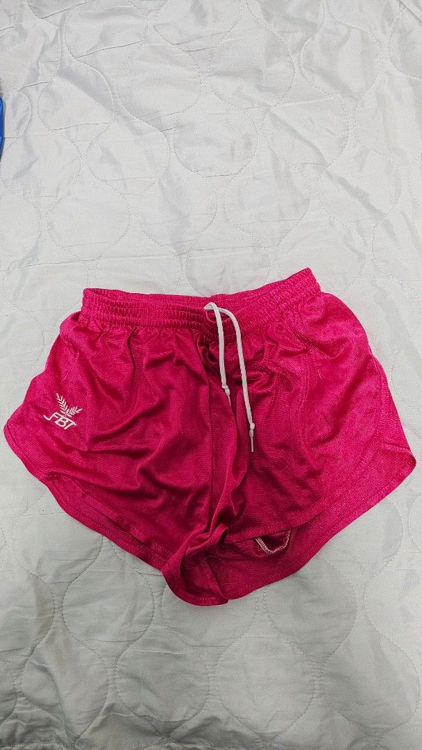 FBT Running Shorts - Various Colors (Category: Shorts) located in Singapore. Submitted by sellarubro (Listing ID 1396615303, Image 3). Description: - $10 for each pair - All non drifit (silky) and small sized with intact drawstring unless otherwise stated - ACJC, Black and navy curved cut sold - PM for more details.
