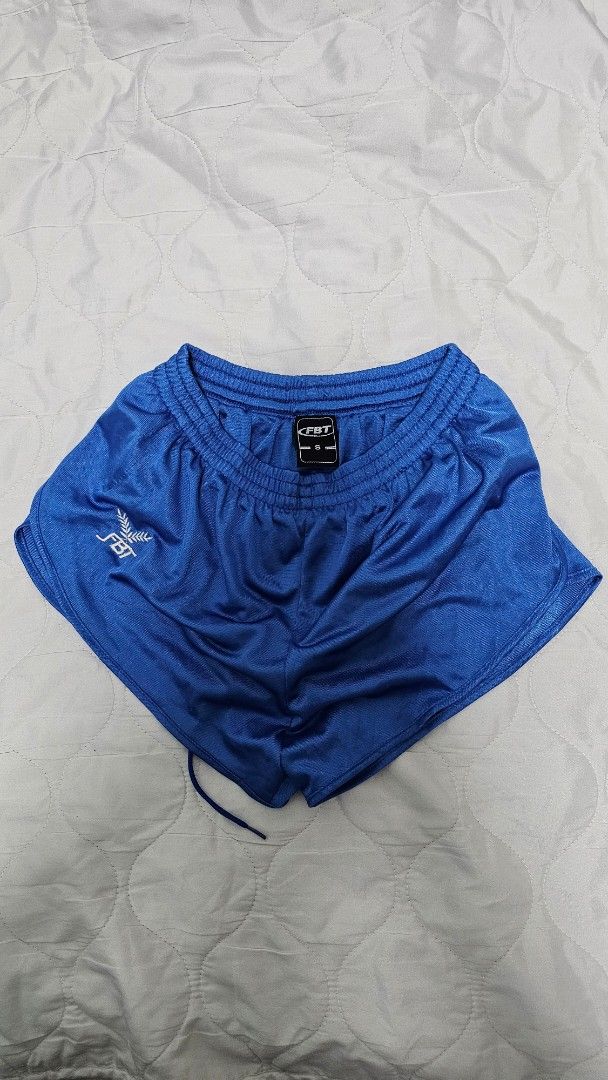 FBT Running Shorts - Various Colors (Category: Shorts) located in Singapore. Submitted by sellarubro (Listing ID 1396615303, Image 2). Description: - $10 for each pair - All non drifit (silky) and small sized with intact drawstring unless otherwise stated - ACJC, Black and navy curved cut sold - PM for more details.