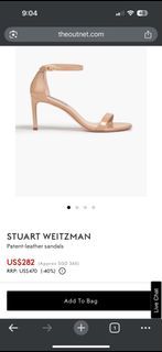 Stuart Weitzman Patent Leather Sandals