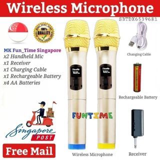 🎁(A9) Digital Karaoke Wireless Microphone ( tag ktv karaoke speaker karaoke Karaoke amplifier wireless mic karaoke song system kod )