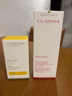 Clarins Body Partner & Tonic Treatment Oil Set