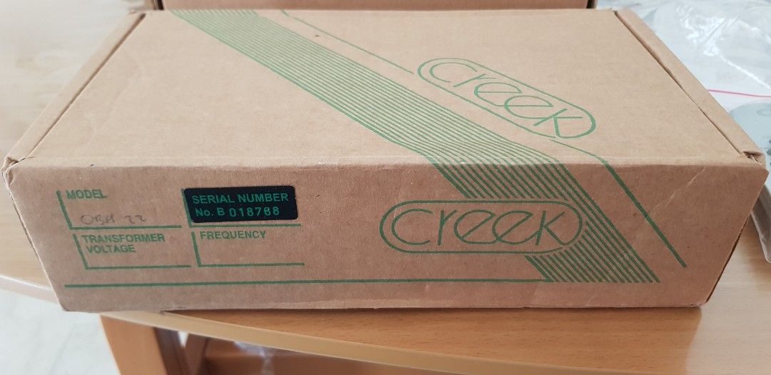 Creek OBH-22 Passive Pre-Amp (Control Pre Amp) (Category: Other Audio Equipment) located in Singapore. Submitted by lfran32 (Listing ID 1405010304, Image 6). Description: - Creek OBH-22 passive pre-amp - Includes original box, remote, operating instructions and original OBH 1 power supply. - Multiple inputs and outputs - Volume control and mute function - Auto power off once volume is selected for pure passive pass through to avoid any interferen