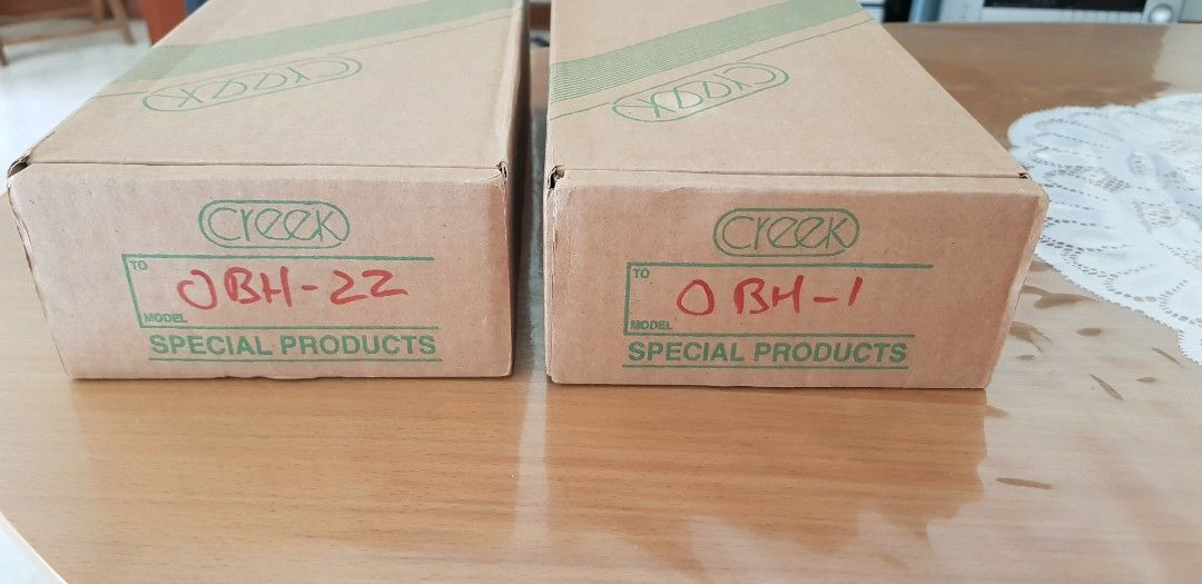Creek OBH-22 Passive Pre-Amp (Control Pre Amp) (Category: Other Audio Equipment) located in Singapore. Submitted by lfran32 (Listing ID 1405010304, Image 4). Description: - Creek OBH-22 passive pre-amp - Includes original box, remote, operating instructions and original OBH 1 power supply. - Multiple inputs and outputs - Volume control and mute function - Auto power off once volume is selected for pure passive pass through to avoid any interferen