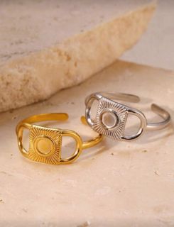 Stainless steel vintage ring  - BN