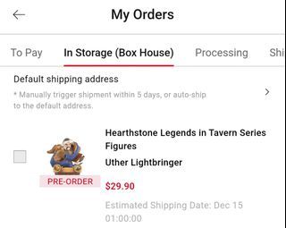 WTT/WTS Hearthstone Legends POPMART - Uther Lightbringer