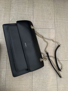 DKNY Black Chain Shoulder Bag