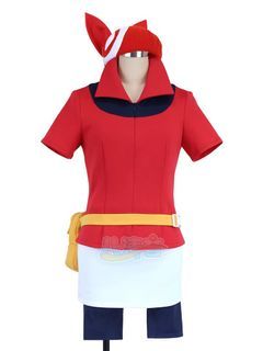 Pokemon Trainer May Sapphire Cosplay Costume Cos