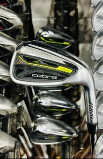 ✅Golf #11559  Cobra RAD Speed King Iron Set @ 5,6,7,8,9,P.(6p) @ flex: Stiff @ shaft: KBS Tour by FST S @ steel shaft  @ second hand