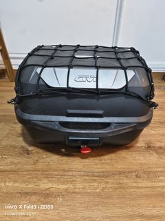 Givi Motorcycle Top Box (43L) with Net - Model Mulebox E43NTL