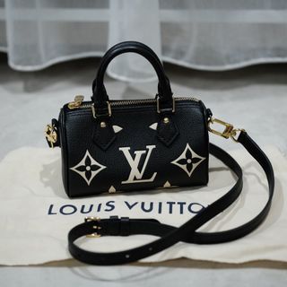 LV Nano Speedy Monogram Empreinte Black
