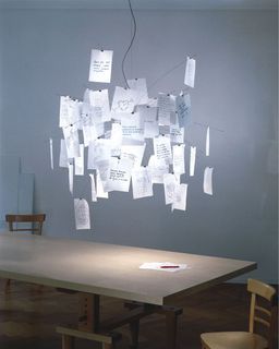 Ingo Maurer Zettel’z 5 ceiling hanging lamp