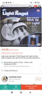 Light Angel Motion Activated Stick Up LED Light For Trade