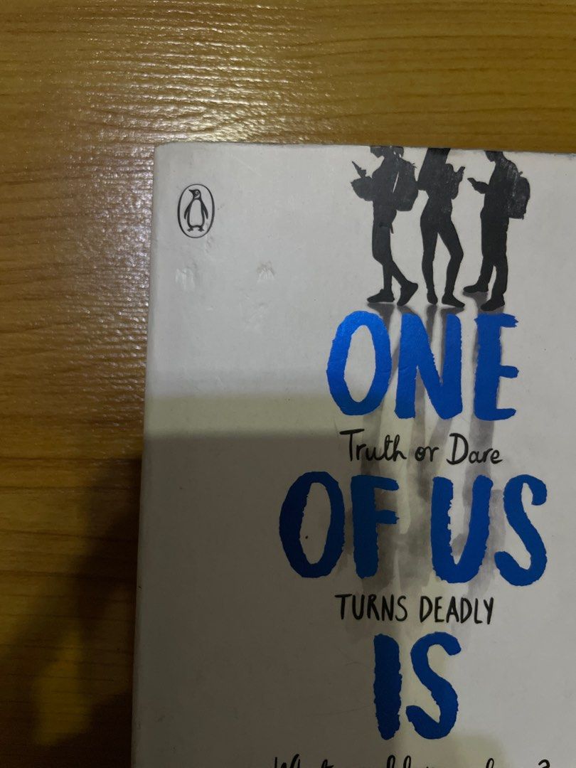 one of us is lying series (read desc) (Category: Storybooks) located in Singapore. Submitted by elyszn (Listing ID 1409890478, Image 2). Description: - one of us is next: $5 (quite damaged, refer to slide 2,3, and 4) - two can keep a secret: $8 (good condition).