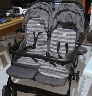 Joie Aire Twin Stroller - Grey