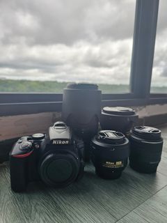 Nikon D5500 + lens