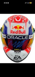 Max Verstappen Signed F1  1:2 Helmet Season 2023 Authentic Autograph Authenticated by Beckett