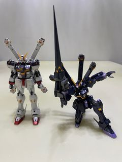 (Built)Rg Crossbone gundam titanium X1 and X2 bundle set