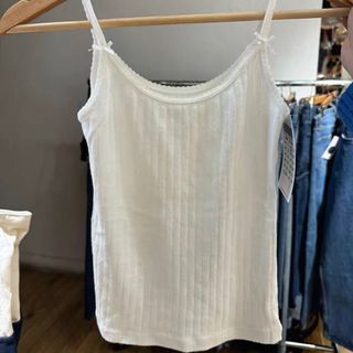 Brandy Melville skylar eyelet lace pointelle tank