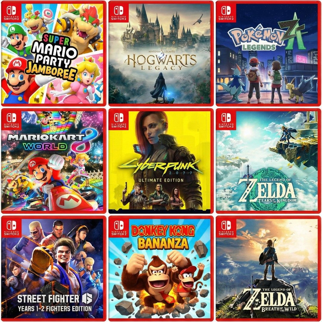 Nintendo Switch 2 Game Cards ~ Mario Pokémon Pokopia Zelda Street Fighter Donkey Kong Cyberpunk Hogwarts Yakuza Hitman Rune Factory Bravely Default Mario Kart (Category: Nintendo) located in Singapore. Submitted by thedeckgamer (Listing ID 1411242066, Image 1). Description: 🇸🇬 Singapore registered company operating a wholesale business since 2015 🇸🇬 💎 We Are Carousell Certified Premium Seller : Buy From Us With Peace Of Mind 💎 🚛 Same day d