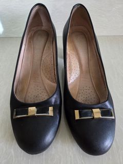 Scholl Black Heels