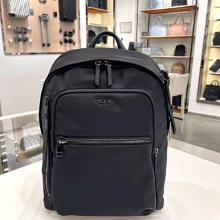 TUMI Black Nylon Commuter Backpack (Sleek Travel & Work Bag)