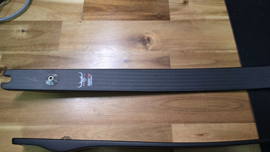 NIKA N3 70" 38# (Category: Other Sports Equipment and Supplies) located in Singapore. Submitted by zouhai (Listing ID 1411854215, Image 3). Description: almost brand new, used twice due to upgrade no trades open to nego #archery #wiawis #archery limbs #hoyt .