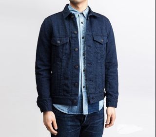 Pure Blue Japan 6091 Sashiko Wool Type-3 Denim Jacket