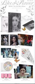wts irene like a flower sealed photobook ver