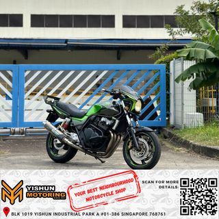PRE OWNED HONDA CB400SF SPEC 3 ( USED UNIT HONDA CB400 SF SPEC 3 ) HONDA | CB400 | SUPER 4 | SUPER FOUR | VTEC | 2A ROAD BIKE | USED | 4 CYLINDER | YOSHIMURA | 400 CC