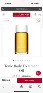 Clarins Tonic Body Oil 100ml