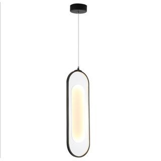 【Local Stock】Modern LED Pendant Light Acrylic Shade Metal Pin Shape Bedroom Dining Room Decor