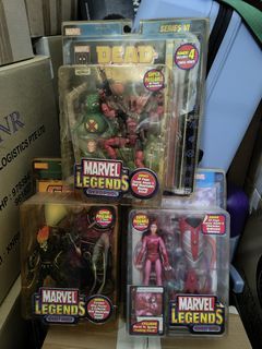 Marvel legends toybiz Deadpool scarlet witch ghost rider
