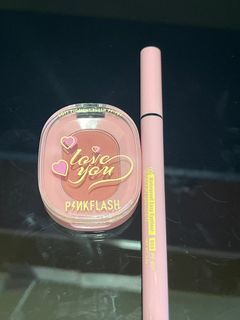 pinkflash blush & eyeliner