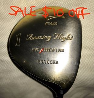 ENA ‘Amazing Flight’ Titanium Driver                                             •Men’s R/H