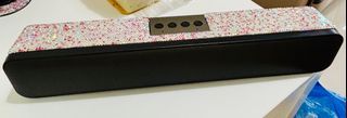 E-3562 Desktop Multifunctional RGB Colorful Light Bluetooth Wireless Speaker / Soundbar (Black) For Sale!
