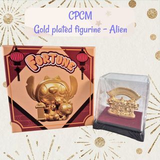 WTS The Singapore Mint x CPCM Cow play cow moo Disney Pixar Toy Story Gold Plated Fortune Series blind box figurine - Alien