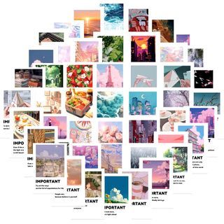 25/50pcs Healing Inspiration Self Love Waterproof Vinyl PVC Stickers Decal Label Water Bottle Laptop Tablet Phone Bike Helmet Luggage Guitar Skateboard Suitcase Graffiti