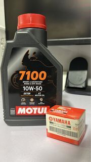Motul 10W - 50 & Yamaha Oil Filter