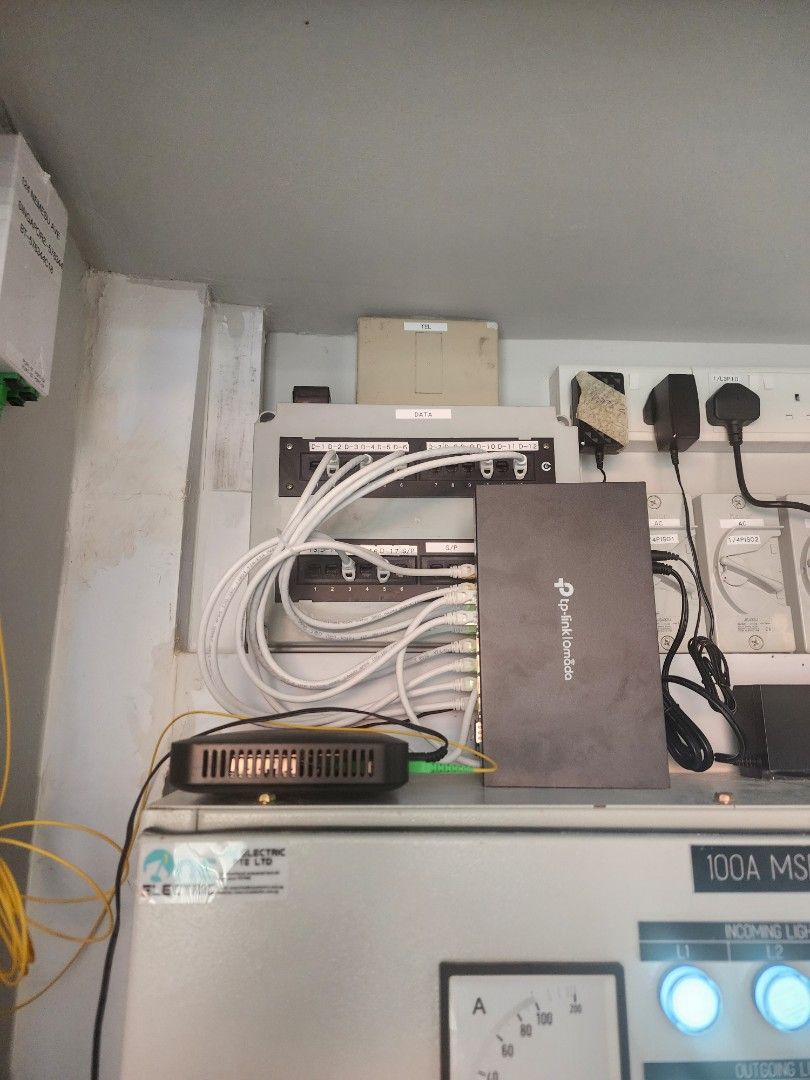 Fibre Point Relocation / IMDA Licensed / Fibre Point Repair / Fiber Optic Termination Point / Broken TP / Broken Fiber / FTP / OpenNet / Fusion Splicing / Fibre Installation / ONT Activation / OTDR Tested / HDB BTO Condo Landed Islandwide (Category: Lighting & Electrical Services) located in Singapore. Submitted by drwifisg (Listing ID 1362838128, Image 4). Description: 🔧 Licensed by IMDA for Fibre and Lan Cable Installation | Fibre Point Reloca