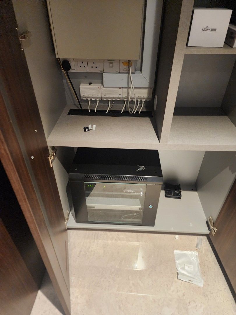 Fibre Point Relocation / IMDA Licensed / Fibre Point Repair / Fiber Optic Termination Point / Broken TP / Broken Fiber / FTP / OpenNet / Fusion Splicing / Fibre Installation / ONT Activation / OTDR Tested / HDB BTO Condo Landed Islandwide (Category: Lighting & Electrical Services) located in Singapore. Submitted by drwifisg (Listing ID 1362838128, Image 3). Description: 🔧 Licensed by IMDA for Fibre and Lan Cable Installation | Fibre Point Reloca