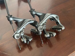Ultegra BR-R8000 brake caliper with Dia compe Gold finger lever for fixie fixed gear bike single speed track bicycle road